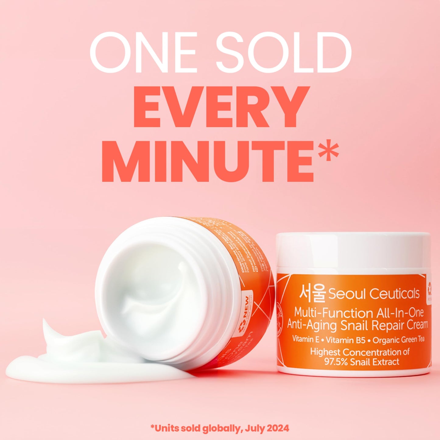 Korean Skin Care Set - Snail Mucin Glow Kit Contains Snail Hyaluronic Acid Serum + Snail Turmeric Mask + Snail Eye Cream + Snail Face Cream Moisturizer