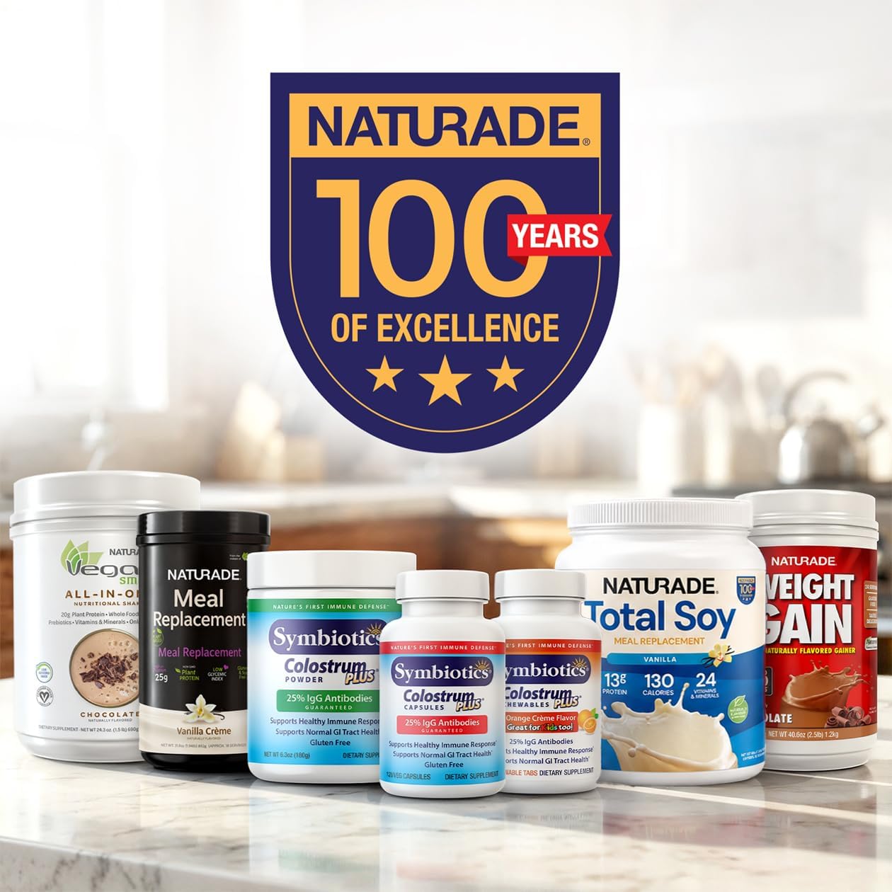 Naturade Total Soy Protein Powder | 13g Protein & 130 Calories per Servings | Meal Replacement Shake Mix | Non-GMO Soy | Lactose & Gluten Free | French Vanilla (15 Servings)
