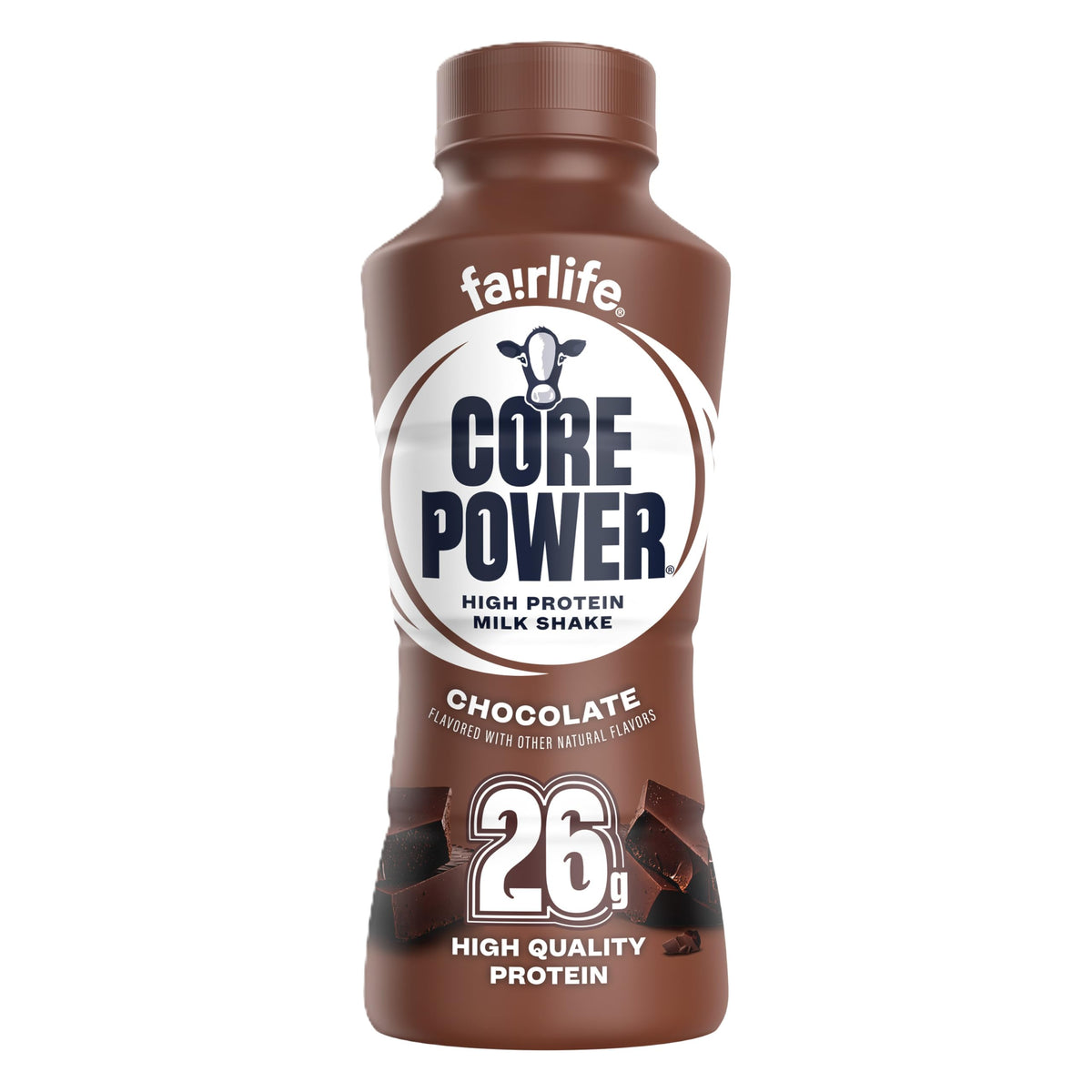 Core Power Fairlife 26g Protein Milk Shakes, Liquid Ready To Drink for Workout Recovery, Chocolate, 14 Fl Oz Bottle (Pack of 12)