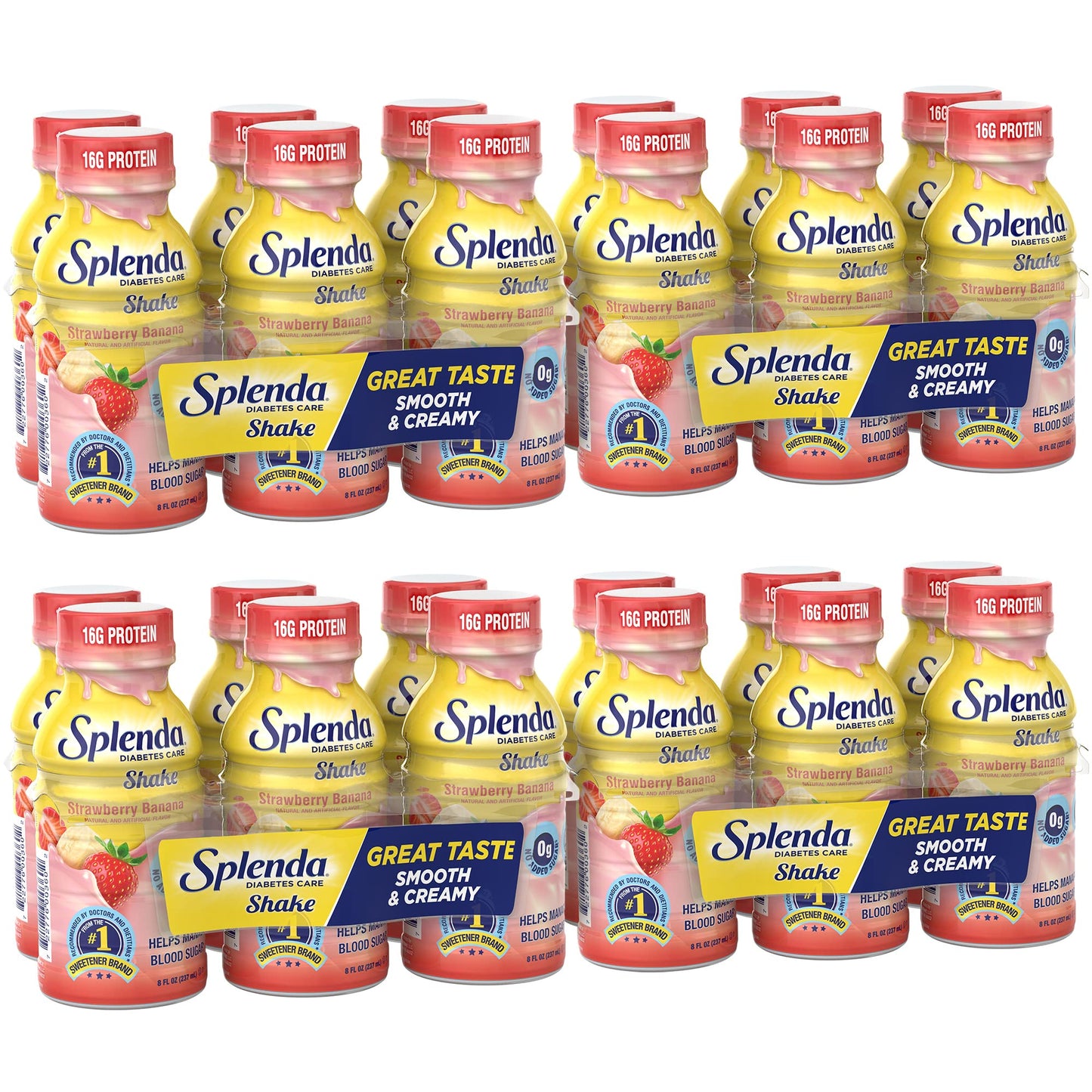SPLENDA Diabetes Nutrition Shakes, Milk Chocolate, 8 Fl Oz | Meal Replacement Shake, Pack of 24
